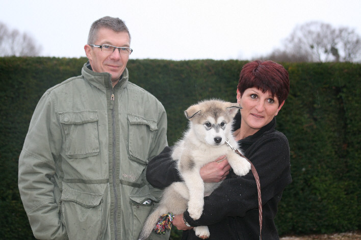 Cécile et Eric avec Gaïka Moon le 18/12/11