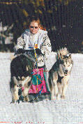 Phantom et Lady au BT de l'Alpe du grand serre 2005