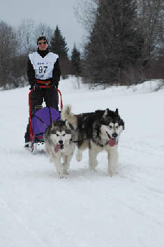 Anne avec Cyra et Cazan - Les Pontets 2010
