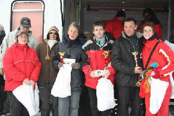 Le podium du brevet de travail au Lac Blanc 2010