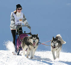 Sandrine en 3me place au BT de L'Alpe du grand Serre 2008