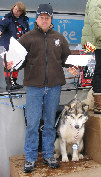 Luc avec Tiki (Vice-champion de France e n D2)