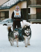 Philippe avec Pouky et Tonka
