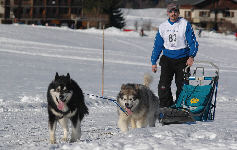 Patrick avec Varloup et Venus - 2 me place au championnat AMCF   L'alpe du Grand Serre 2009 (crdit photo Anne Miclo)