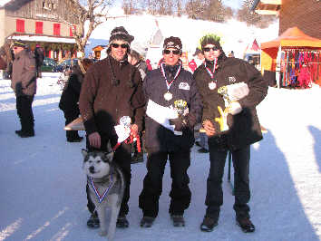 Podium des D2 du championnat