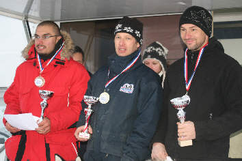 Le podium du championnat des D2