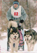 Zara et Thunder, son fils au BT du Lac Blanc